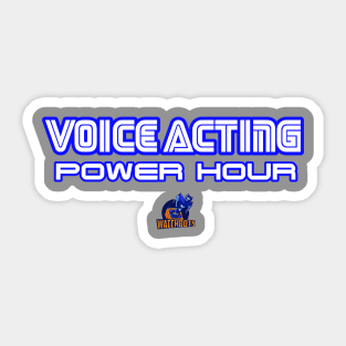 Watchbots Voice Acting Power Hour Sticker